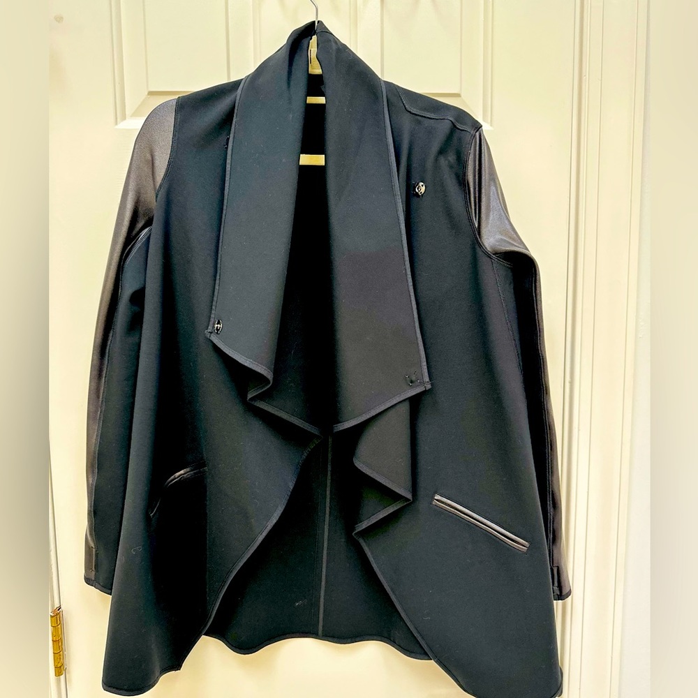 Spanx asymmetrical coat size small